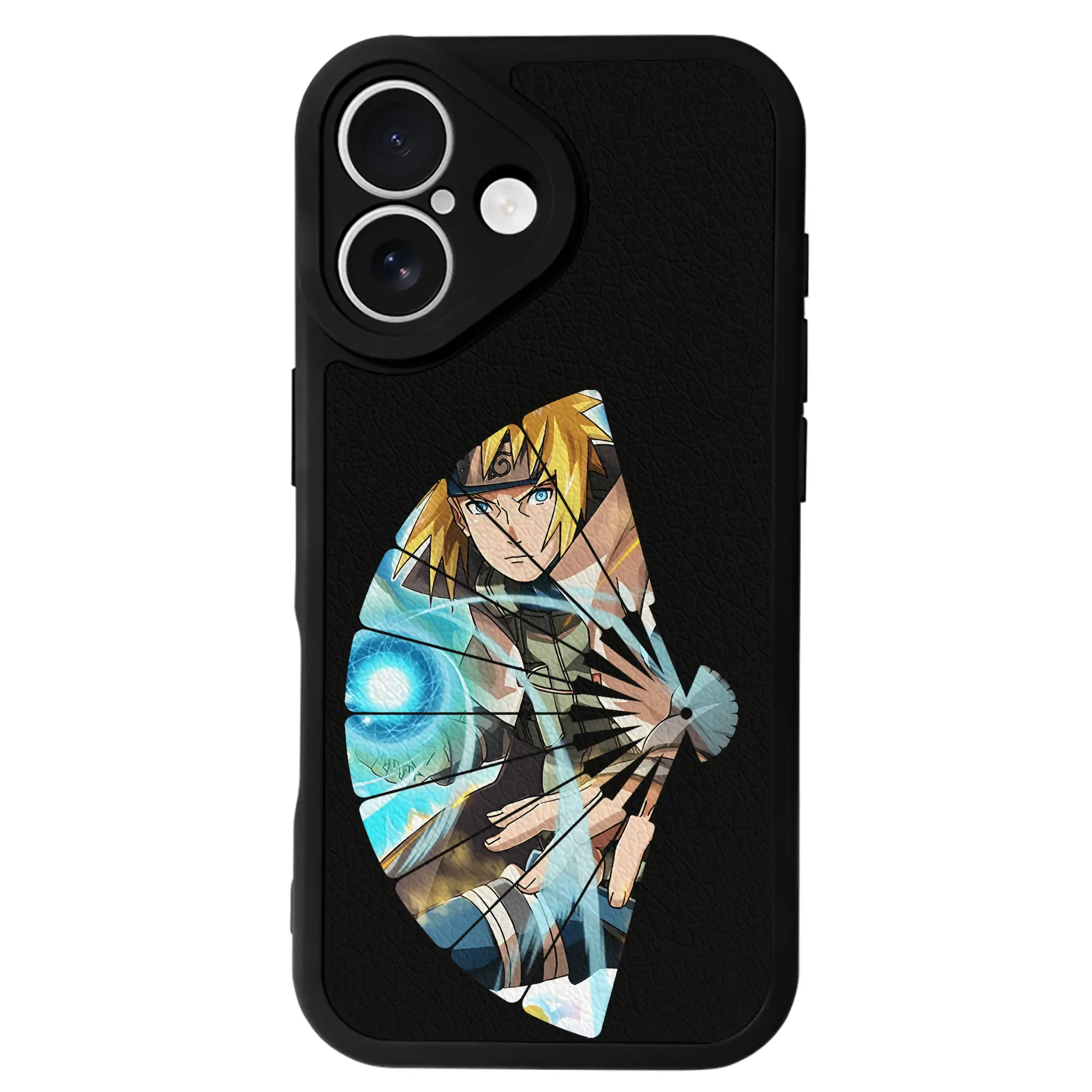 ナルト グッズ 波風 ミナト - IPhone 16シリーズ対応 ・ シリコンスマホケース ・ レザー調 ・ 高精度フィット ・ 耐衝撃 ・ ワイヤレス充電対応 ・ 精密カット